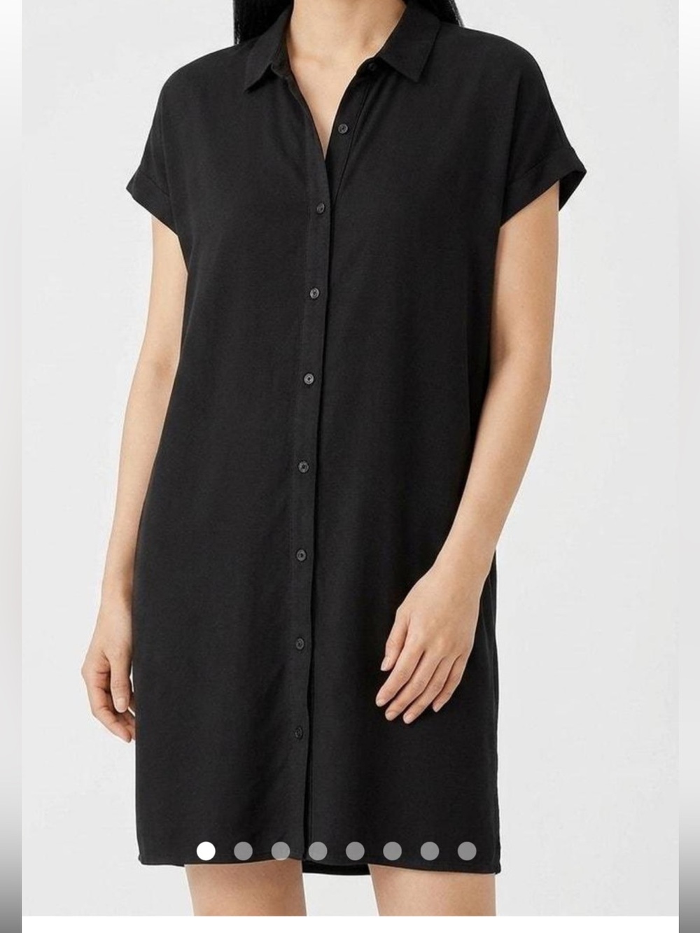 Eileen Fisher Black Crewneck Top